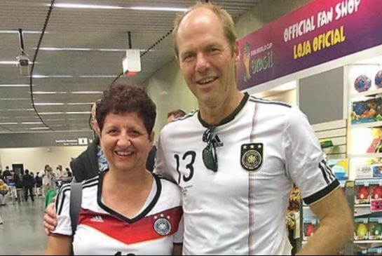 Klaudia Muller with her husband, Gerhard Muller.